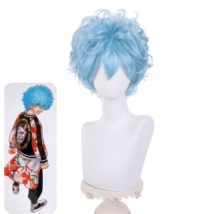 Anime Tokyo Revengers Souya Kawata Blue Long Cosplay Wigs