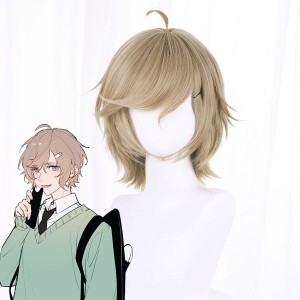 Hololive English Virtual Youtuber NIJISANJI Kanae Mixed Brown Cosplay Wigs