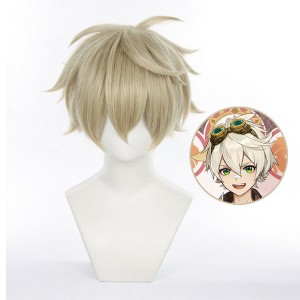 Game Genshin Impact Bennett Grey Halloween Cosplay Wigs