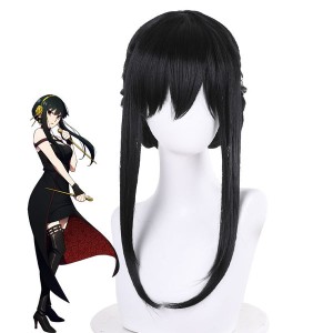 Anime SPY×FAMILY Yor Forger Black Cosplay Wigs