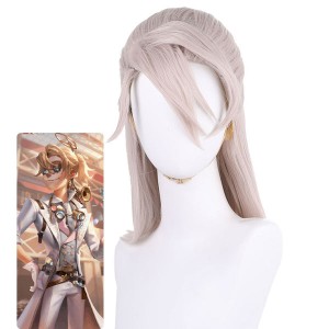 Game Identity V Prisoner Luca Balsa Grey Pink Cosplay Wigs