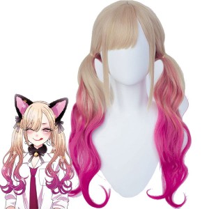 Anime My Dress-Up Darling Marin Kitagawa Cat Cosplay Wigs