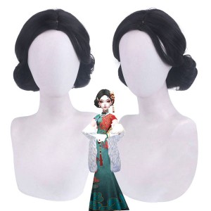 Game Identity V Crimson Michiko Thirteen Niang Green Cheongsam Cosplay Wigs