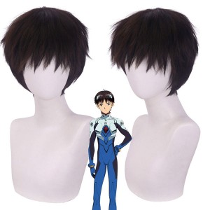 Anime EVA Neon Genesis Evangelion Shinji Ikari Cosplay Wigs