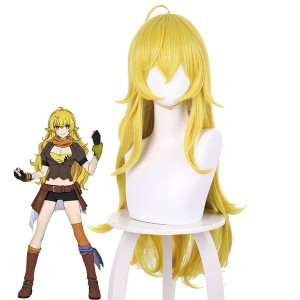 Anime RWBY Yellow Trailer Yang Xiao Long Cosplay Wigs