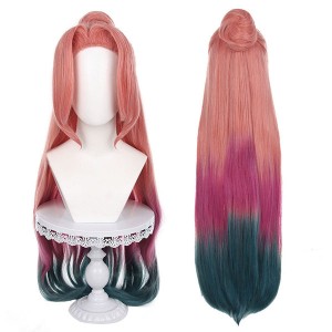 Game LOL Prestige Ocean Song Seraphine Cosplay Wigs