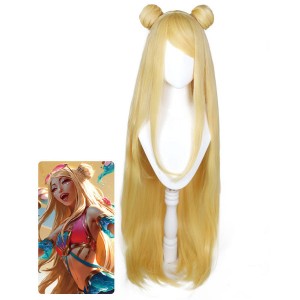 Game LOL Ocean Song Seraphine Cosplay Wigs