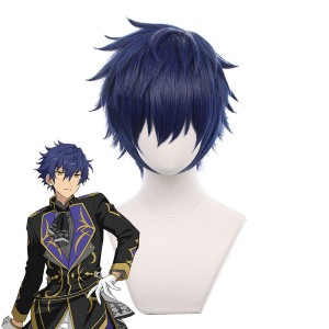 Anime Ensemble Stars!! Eden Eve Jun Sazanami Blue Cosplay Wigs