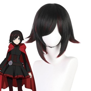 Anime RWBY Volume 7 Red Trailer Ruby Rose Cosplay Wigs