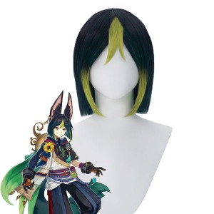 Game Genshin Impact Tighnari Verdant Strider Cosplay Wigs